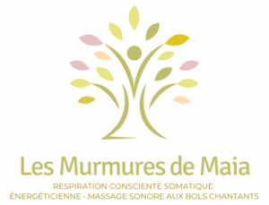 Logo Les Murmures de Maia Logo Les Murmures de Maia, bols chantants tibétains et respiration consciente